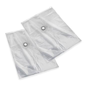 Set 2 saci cu vid pentru haine Compactor Premium Large, 80 x 100 cm