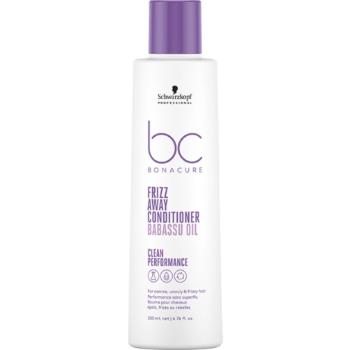 Schwarzkopf Professional Balsam pentru păr indisciplinat și încrețit BC Bonacure Frizz Away (Conditioner) 200 ml