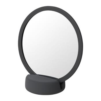 Oglindă cosmetică pentru masă Blomus, înălțime 18,5 cm, gri-negru