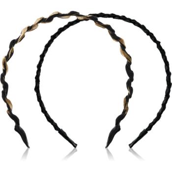 invisibobble Hairhalo True Dark Sparkle bentiță pentru păr 2x1 buc