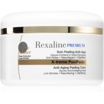 Rexaline Premium Line-Killer X-treme Peel Pads discuri pentru curatare împotriva îmbătrânirii pielii 30 buc