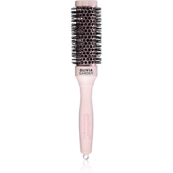 Olivia Garden ProThermal Pastel Pink perie rotundă pentru păr 33 mm