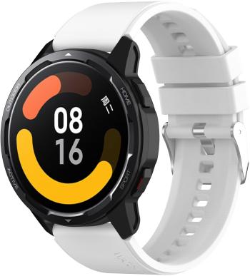 4wrist Curea din silicon pentru Huawei Watch GT 2/GT 3 - White