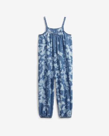 GAP Tie-Dye Denim Overal pentru copii Albastru