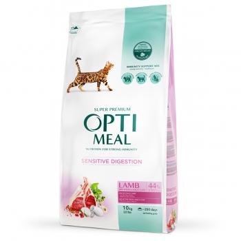 OPTIMEAL Sensitive, Miel, hrană uscată pisici, sesibilități digestive, 10kg