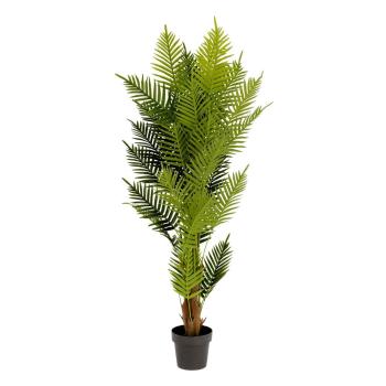 Plantă artificială în ghiveci de ciment Kave Home Fern, înălțime 150 cm