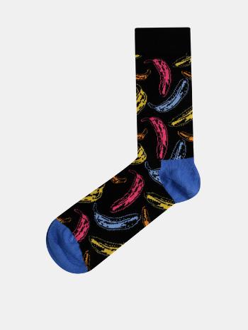 Happy Socks Andy Warhol Banana Șosete Negru