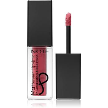 Note Cosmetique Mattever Lip-ink ruj de buze lichid, cu finisaj matifiant 08 Antique Pink 4,5 ml