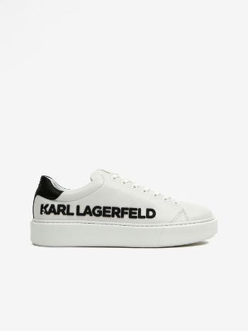 Karl Lagerfeld Maxi Up Injekt Logo Teniși Alb