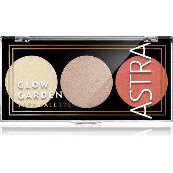 Astra Make-up Palette Glow Garden paleta luminoasa culoare Peach Paradox 7,5 g