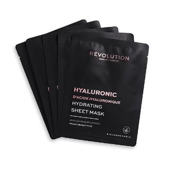 Revolution Skincare Set de măști de față Biodegradable(Hydrating Hyaluronic Acid Sheet Mask)
