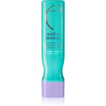 Malibu C Malibu Blondes balsam de par violet pentru parul blond cu suvite 266 ml