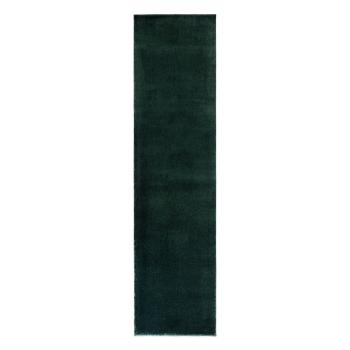 Covor tip traversă verde închis din fibre reciclate 60x230 cm Sheen – Flair Rugs