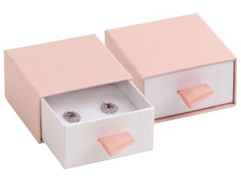 JK Box Cutie cadou roz pudrat pentru set de bijuterii DE-4/A5/A1