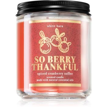 Bath & Body Works Spiced Cranberry Toffee lumânare parfumată 198 g