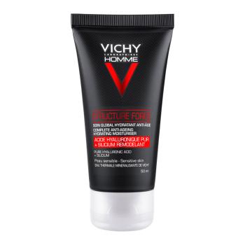 Vichy Cremă hidratantă pentru piele cu efect anti-îmbătrânire Homme Structure Force (Complete Anti-îmbătrânire Hydrating Moisturiser) 50 ml