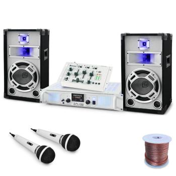 Electronic-Star DJ PA Set de boxe și amplificator "Polar Fox" 1500W