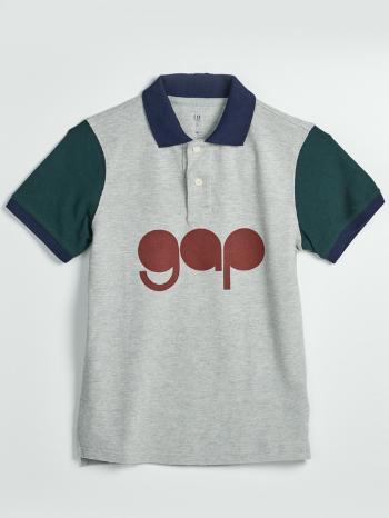 GAP Tricou Polo pentru copii Gri