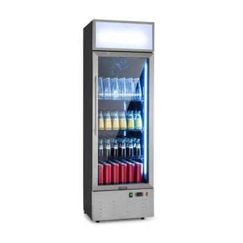 Klarstein Berghain, frigider pentru băuturi, 188 litri, iluminare interioară RGB, 162 W, 2 – 8 °C, oțel inoxidabil
