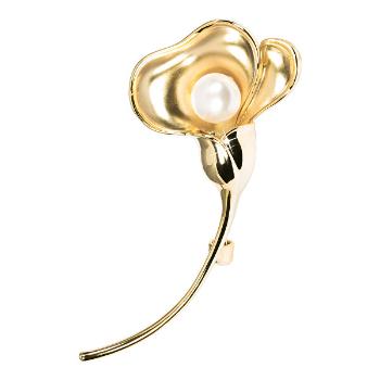 JwL Luxury Pearls Flori de broderie de aur cu perla JL0511