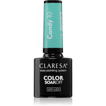 Claresa SoakOff UV/LED Color Candy lac de unghii sub forma de gel culoare 10 5 g