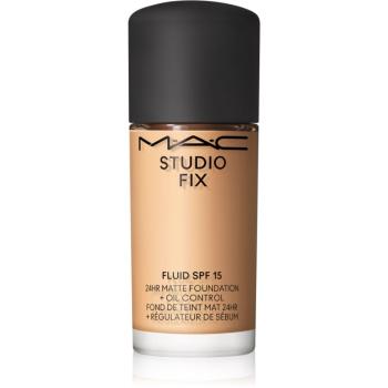 MAC Cosmetics Studio Fix Fluid SPF 15 24HR Matte Foundation + Oil Control Mini machiaj cu efect matifiant SPF 15 culoare NC25 15 ml