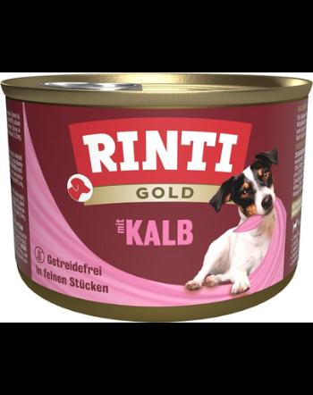 RINTI Gold Veal Mini vitel pentru rase mici de caini 185 g