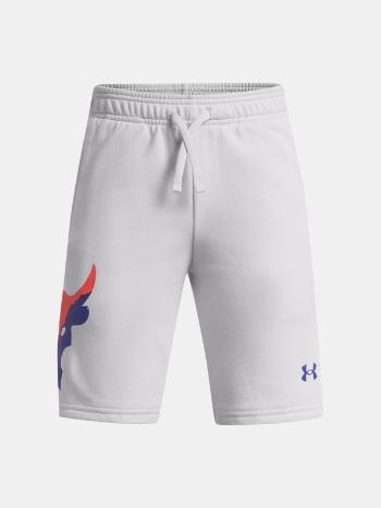 Under Armour UA Project Rock Terry Pantaloni scurti pentru copii Alb