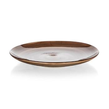 Farfurie de desert Banquet PALAS, 21,5 cm, maro