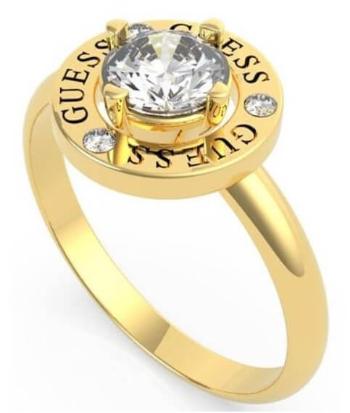 Guess Inel elegant placat cu aur cu cristal UBR20047 56 mm