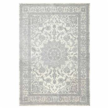 Covor gri deschis din amestec de bumbac 68x110 cm Persan – douceur d'intérieur