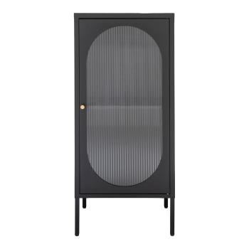 Vitrină neagră din metal 50x110 cm Adelaide – House Nordic