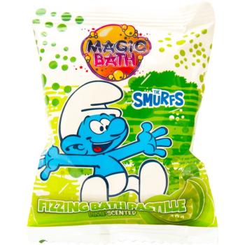 Disney Smurfs tablete colorate efervescente pentru baie Lime 1 buc