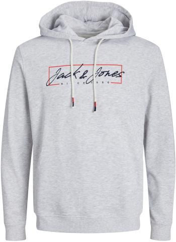 Jack&Jones Hanorac pentru bărbați JJZURI Standard Fit 12247796 White Melange M