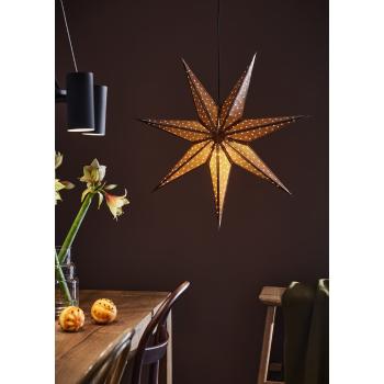 Decorațiune luminoasă de Crăciun Markslöjd Glitter, lungime 75 cm, maro