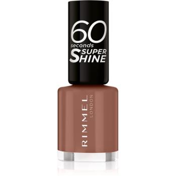 Rimmel 60 Seconds Super Shine lac de unghii culoare 101 Taupe Throwback 8 ml