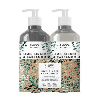 I Love Set cadou pentru îngrijirea mâinilor Hand Care Duo Lime, Ginger & Cardamom