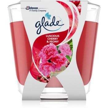 GLADE Luscious Cherry & Peony lumânare parfumată 70 g