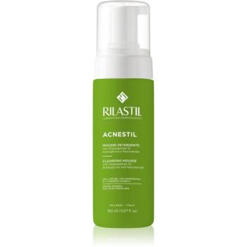 Rilastil Acnestil spuma de curatare ce echilibreaza excesul sebum pentru tenul gras, predispus la acnee 165 ml