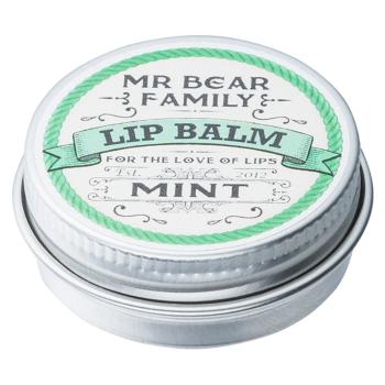 Mr Bear Family Mint balsam de buze pentru barbati 15 ml