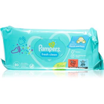 Pampers Fresh Clean XXL Șervețele umede pentru copii pentru piele sensibila 80 buc