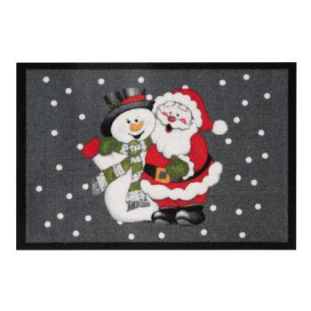 Covoraș intrare Hanse Home Santa and Snowman, 40 x 60 cm