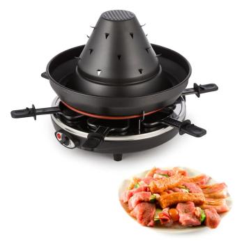 Klarstein TASTE VOLCANO, negru, grill tatar, grill cu racle, 1500 w, 8 persoane