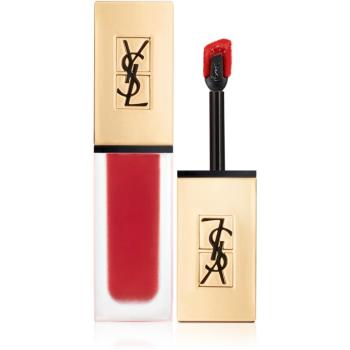 Yves Saint Laurent Tatouage Couture ruj lichid ultra mat culoare 12 Red Tribe - Rich True Red 6 ml