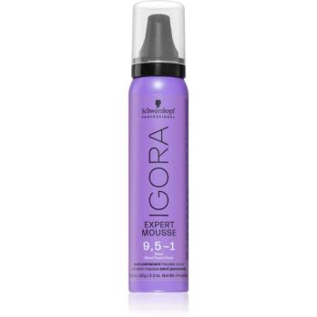 Schwarzkopf Professional IGORA Expert Mousse vopsea de par sub forma de spuma pentru păr culoare 9,5-1 Pearl 100 ml