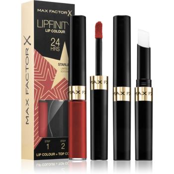 Max Factor Lipfinity Rising Stars Ruj de buze lichid, de lunga durata balsam culoare 88 Starlet 2 buc