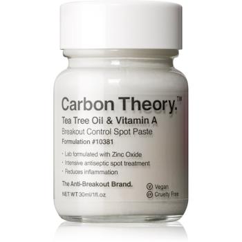 Carbon Theory Tea Tree Oil & Vitamin A tratament topic pentru acnee 30 ml