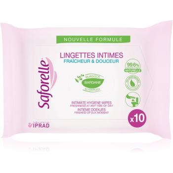 Saforelle Intim whipes servetele umede pentru igiena intima 10 buc