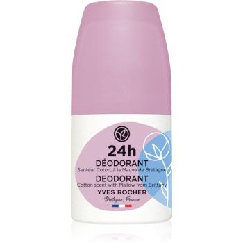 Yves Rocher 24 H Deodorant roll-on Cotton & Mallow from Brittany 50 ml