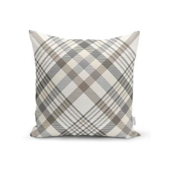 Față de pernă decorativă Minimalist Cushion Covers Flannel, 45 x 45 cm, gri - bej